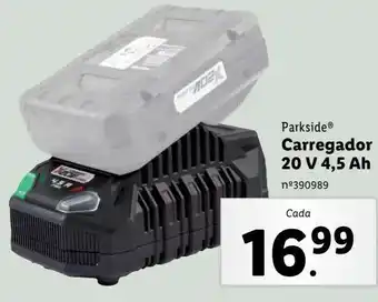 Lidl Carregador de bateria parkside promoção