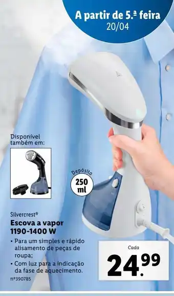 Lidl Escova rotativa de limpeza silvercrest promoção