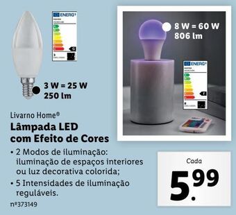 Lidl Lâmpada led promoção