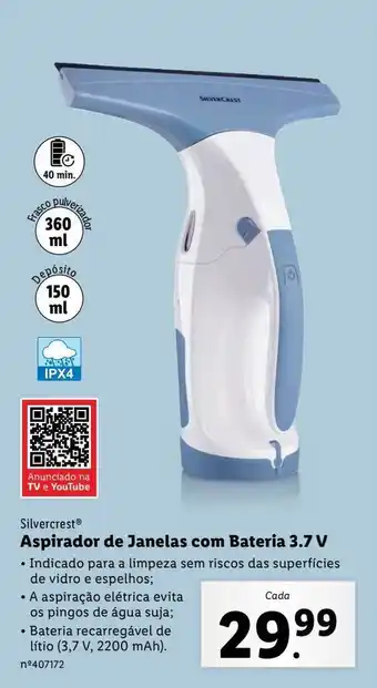 Lidl Aspirador portátil silvercrest promoção