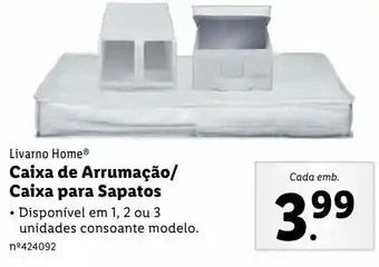 Lidl Caixa organizadora promoção