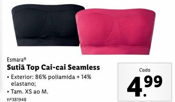 Lidl Top esmara promoção