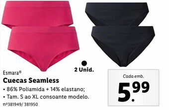 Lidl Cuecas esmara promoção