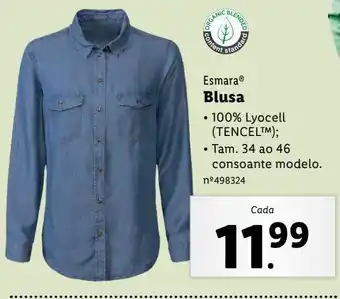 Lidl Blusa esmara promoção