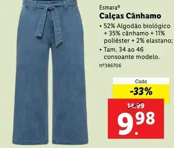 Lidl Calça saia esmara promoção