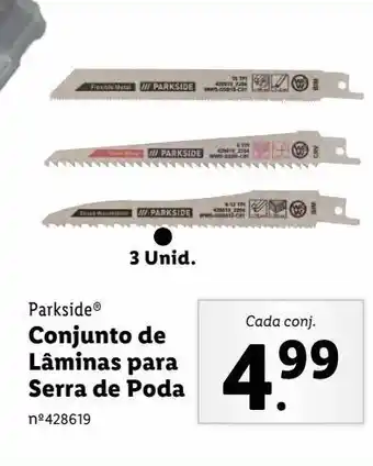 Lidl Ferramentas manuais para poda parkside promoção