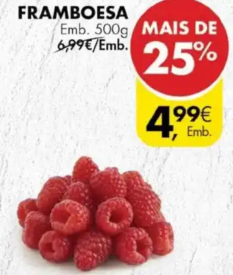Pingo Doce Framboesa 500g promoção