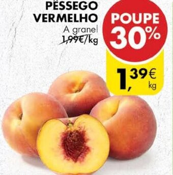 Pingo Doce Pêssego Vermelho promoção