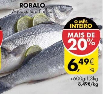 Pingo Doce Robalo +600g-1,3kg promoção