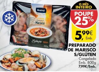 Pingo Doce Preparado de Marisco S/ Glúten 800g promoção
