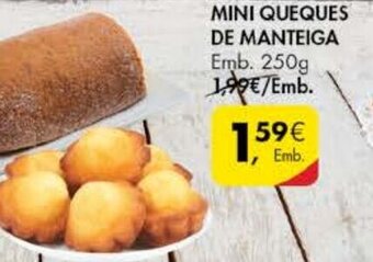 Pingo Doce Mini Queques de Manteiga 250g promoção