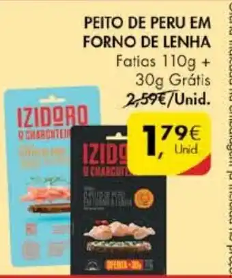 Pingo Doce Peito de Peru em Forno de Lenha 110g promoção