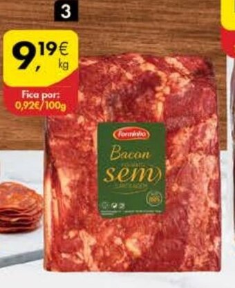 Pingo Doce Bacon S/ Courato Porminho promoção