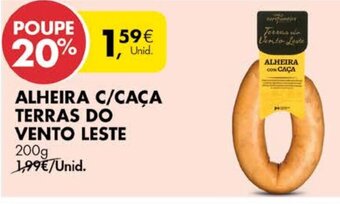 Pingo Doce Alheira C/Caça Terras do Vento Leste 200g promoção