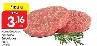 Minipreço Hambúrguer bovino promoção