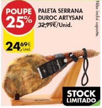 Paleta Serrana Duroc Artysan