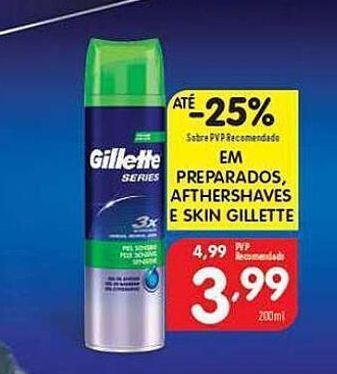 Minipreço Aftershave gillette promoção
