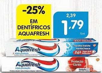 Minipreço Pasta de dentes aquafresh promoção