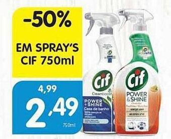 Minipreço Limpadores cif promoção