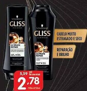 Minipreço Produtos para o cabelo gliss promoção