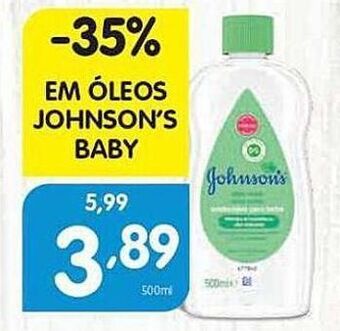 Minipreço Óleo de bebé johnson's promoção