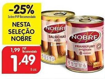 Minipreço Salsicha nobre promoção