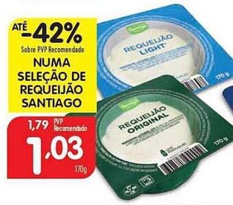 Minipreço Requeijão santiago promoção