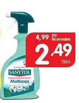 Minipreço Limpadores sanytol promoção