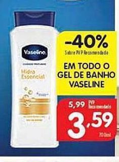 Minipreço Gel de banho vaseline promoção