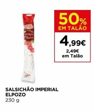 El Corte Inglés Salsichão elpozo promoção