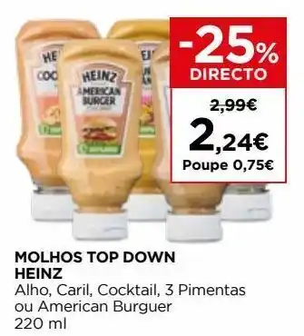 El Corte Inglés Molhos heinz promoção
