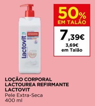 El Corte Inglés Loção hidratante lactovit promoção