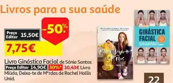 Auchan Livro ginástica facial promoção