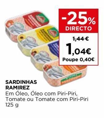 El Corte Inglés Sardinhas ramirez promoção