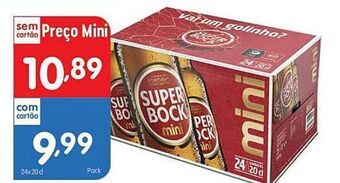 Minipreço Cerveja super bock promoção