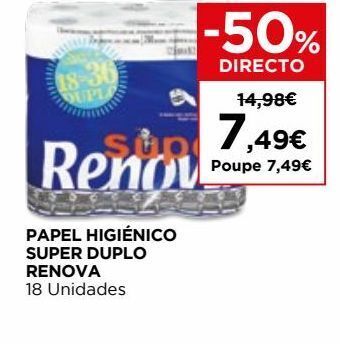 El Corte Inglés Papel higiênico renova promoção