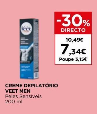 Creme de depilação veet