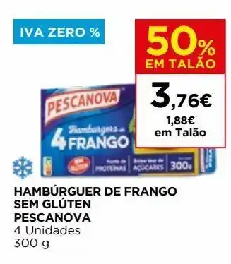 El Corte Inglés Hambúrguer bovino pescanova promoção