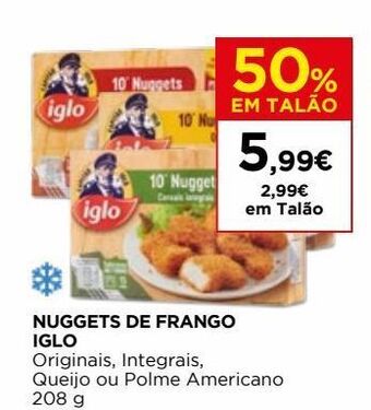 El Corte Inglés Nuggets de frango iglo promoção