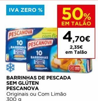 El Corte Inglés Palitos de peixe pescanova promoção