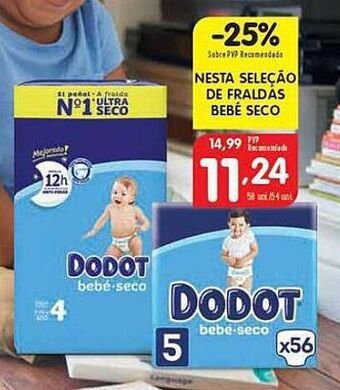 Minipreço Fraldas dodot promoção
