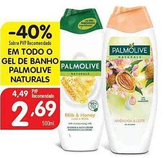 Minipreço Gel de banho palmolive promoção