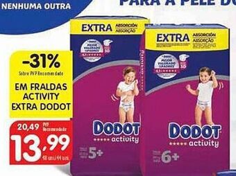 Minipreço Fraldas dodot promoção