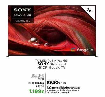 El Corte Inglés Tv led sony promoção