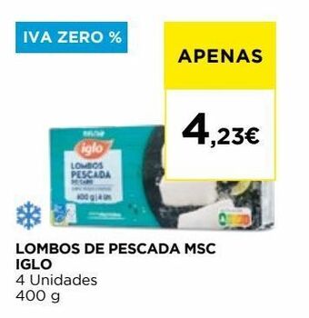 El Corte Inglés Filé de peixe iglo promoção