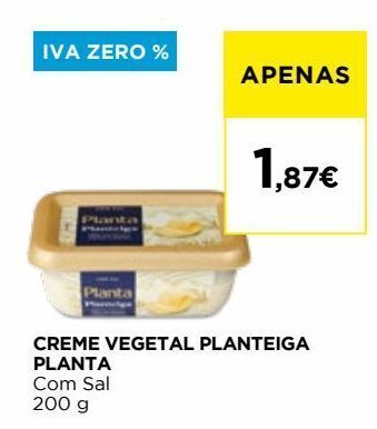 El Corte Inglés Margarina vegetal planta promoção