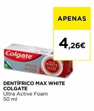 El Corte Inglés Pasta de dentes colgate promoção