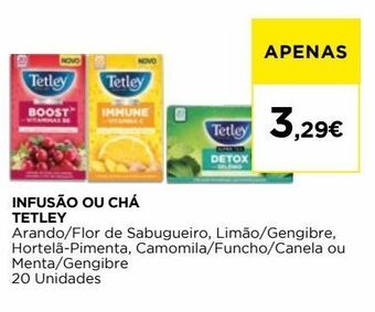 El Corte Inglés Infusão tetley promoção