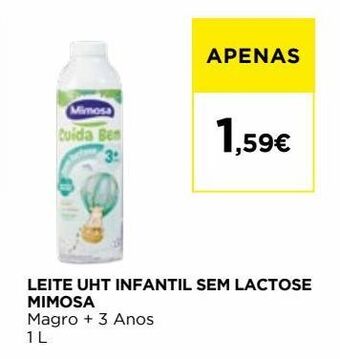 El Corte Inglés Leite sem lactose mimosa promoção