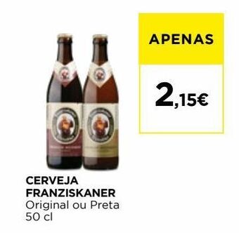 El Corte Inglés Cerveja franziskaner promoção